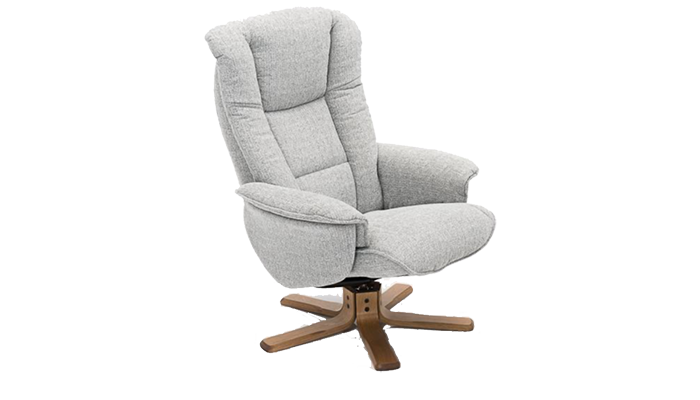 Performance fabric swivel chair discount