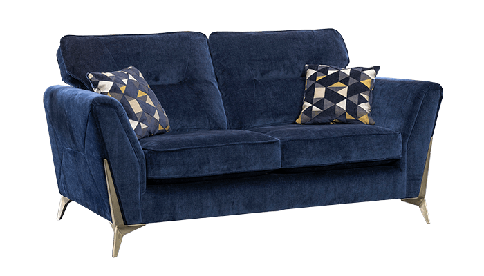 Modern Design 2 Seater sofa featuring a sharp geometric design to a traditional sofa
