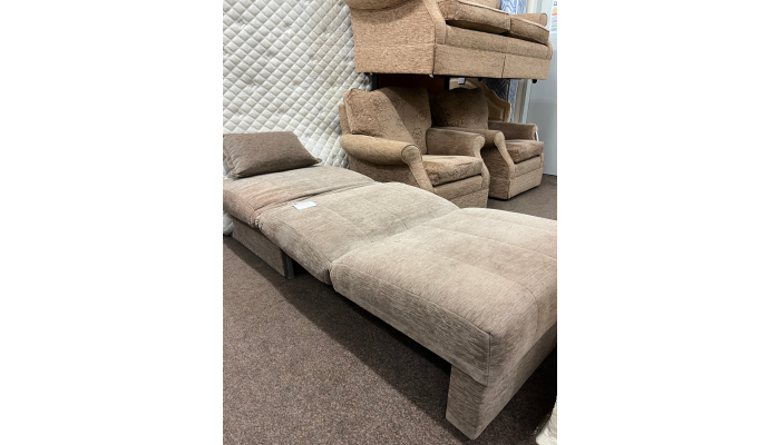 In Beige Fabric good condition 