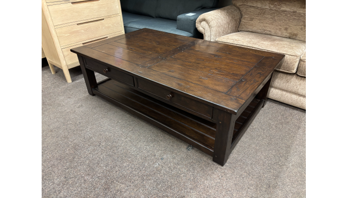 Impressive 4 Drawer Repro Coffee Table 150 X 90cm