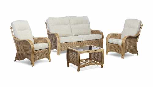 Turin rattan outlet sofa lounger set